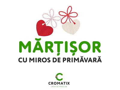 Mărtișor cu miros de primăvară! branding chisinau creative cromatix cromatix creative image lab cromatixlab design illustration logo moldova