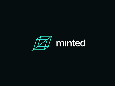 Minted branding design graphic design logo