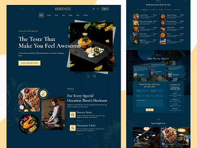 Restaurant-landing-page-design creative designer design food hero area home page icon landing page logo order food restaurent ui ux website