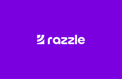 Razzle - Brand Identity Design brand design branding casestudy logo animation logo design product design purple visual identity