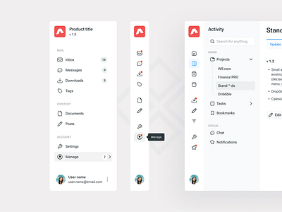 Sidebar nav. components design system figma files navigation side nav sidebar stand structure ui ux