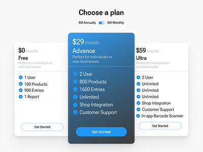 Pricing- Daily UI #30 app daily ui 30 daily ui challenge dailyui design pricing pricing ui design ui ux