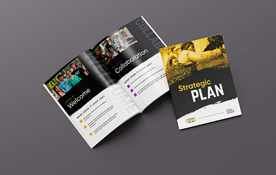 RAP Strategic Plan - Layout Design brochure design graphic design marketing print design typography