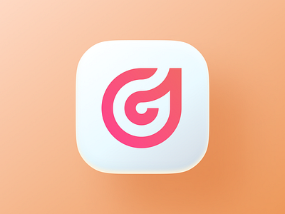 Grabify icon! brand branding catch design figma g grab grabify icon illustration ios logo macos mark mobile saas swirl symbol type