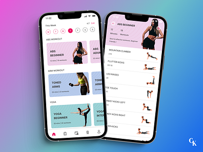 Daily UI 41 - Workout Tracker daily ui dailyui dailyui day 4 dailyui inspiration day 42 dailyui design exercise graphic design gym illustration ui ux workout tracker ui