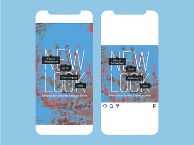 New Look branding church graphics design graphic design message series