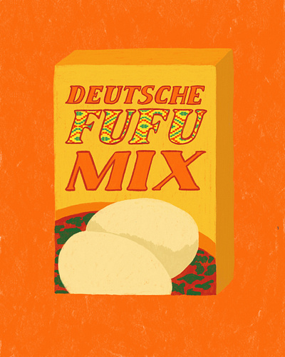 Homecooking – Fufu cooking digital illustration food food illustration fufu illustration instagram theatre
