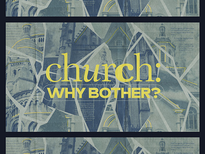 Church: Why Bother? branding church graphics design graphic design illustration message series typography vector