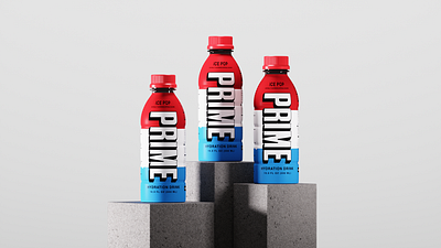 PRIME HYDRATION 3d 3d artist branding cinema 4d design octane product