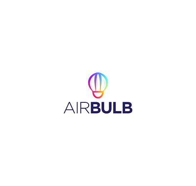 AirBulb mark balloon branding bulb colorful creative designinspiration gradient inspiration logo logo designer