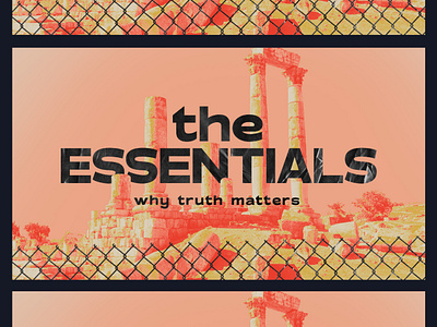 The Essentials branding church graphics design graphic design illustration message series typography vector