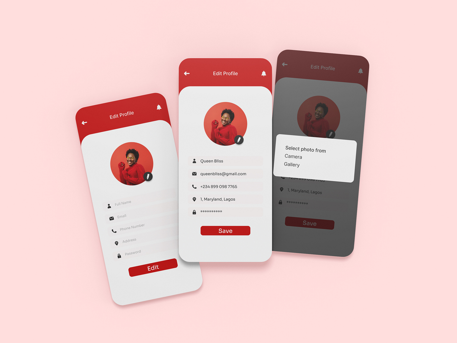 Profile Interface by Victor Olaoye on Dribbble