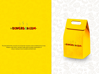 DONERBOX.COM brand brand identity branding logo logo design minimal logo