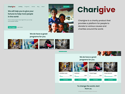 Charity Web Design app charity daily dailyui design donation ui uiux web design