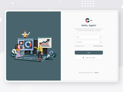 CIUS | Web Design design login ui website webui