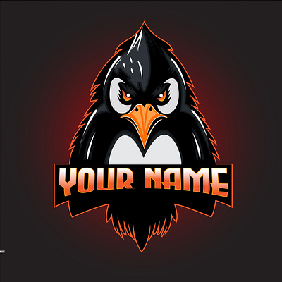 Angry Penguin Mascot logo angry penguin branding design graphic design illustration logo mascot logo penguin typography vector