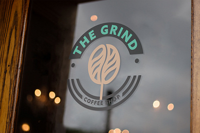 The Grind Coffee Shop branding design graphic design icon illustration logo logodesign typography ui vector
