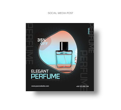 Elegant Perfume Social Media post advertising design instagram promotion