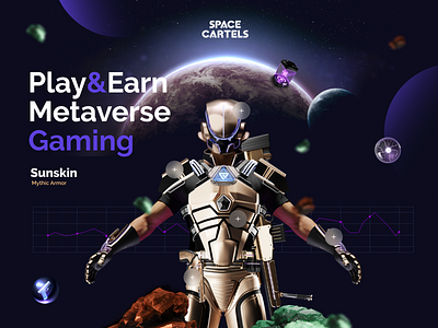 Space Cartels - Play & Earn Metaverse Gaming 3d branding creative design design inspiration gameing graphic design illustration metaverse motion graphics nft ui uiux ux web web design website