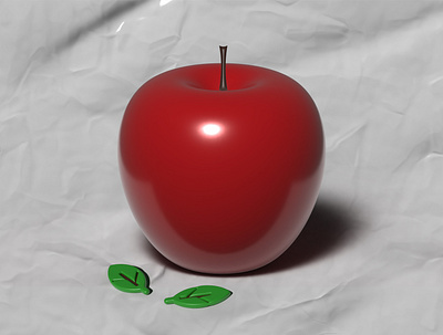 Just Apple 3d desain graphic design illustration