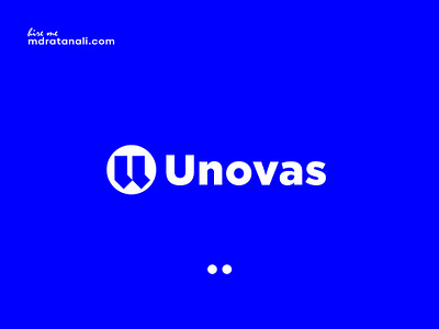 Unovas Logo | Brand Identity Design 3d branding business logo deppol graphic design icon design logo logo design md ratan ali mdratanali post ratan