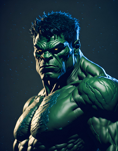 Hulk obscure detailed illustration design hulk illustration marvel