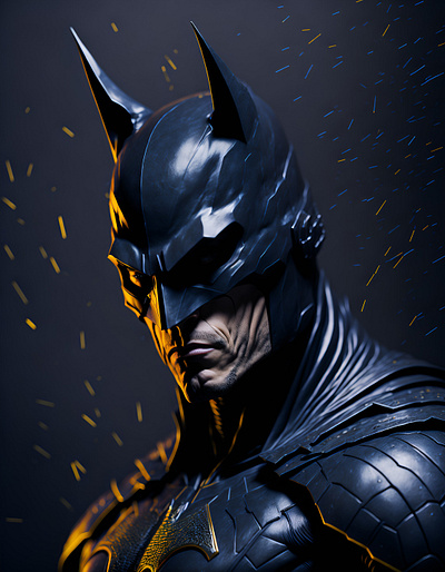 Bat Man obscure Detailed illustration 3d batman design illustration marvel