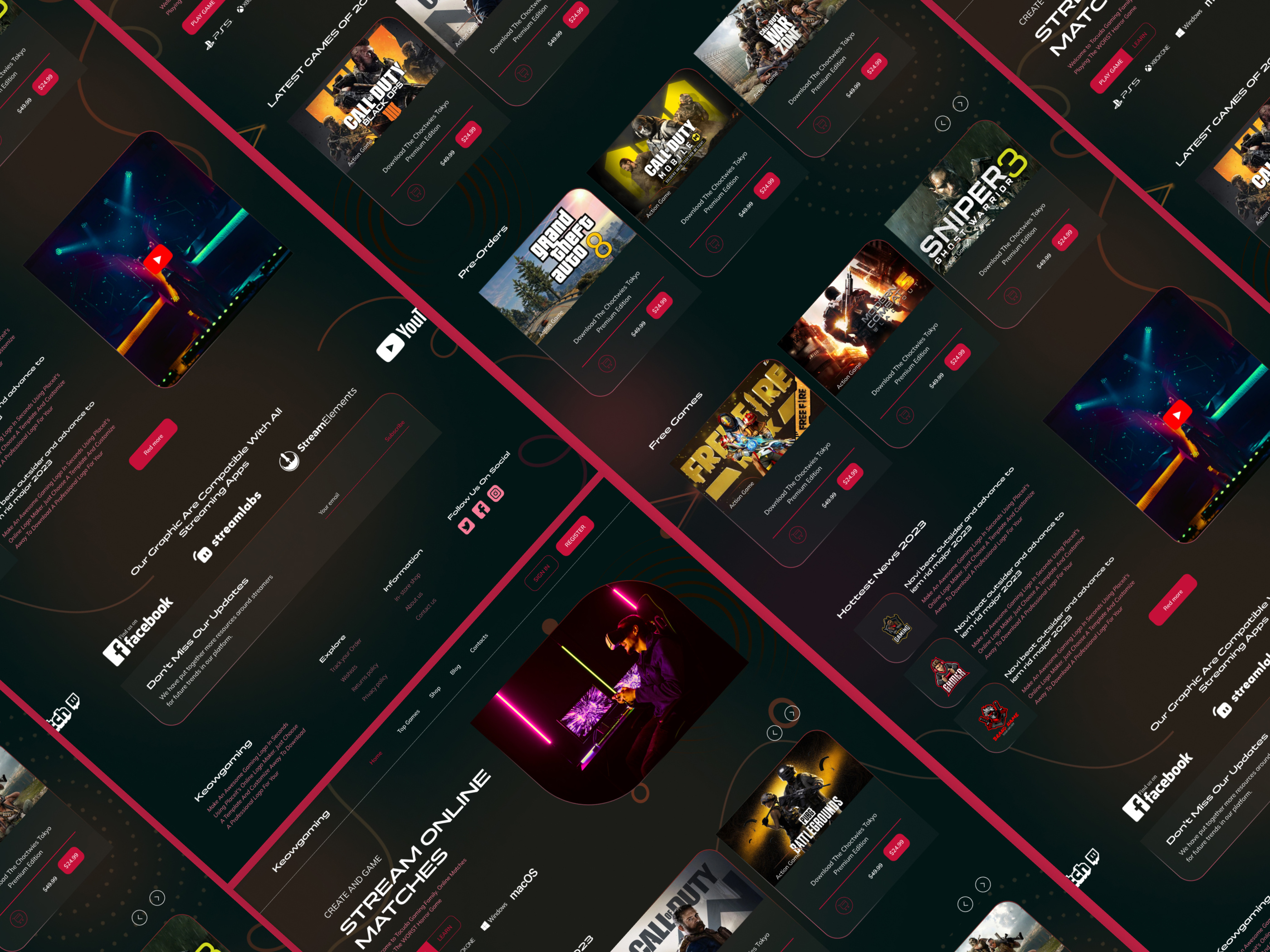 Example of UI/UX Design For Web, Dashboard & Apps