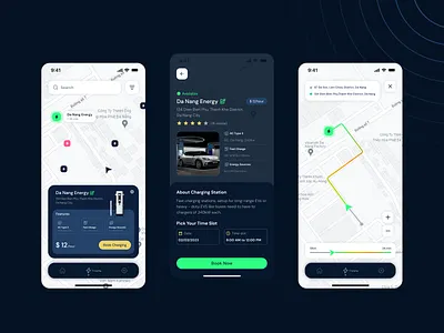 CHARGEV - Electric Car Charging App app app mobile appli application car charging charge ui ui design uxui