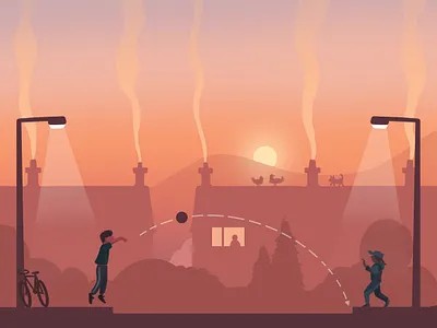 Kerby! ball game character childhood illustration kerby procreate