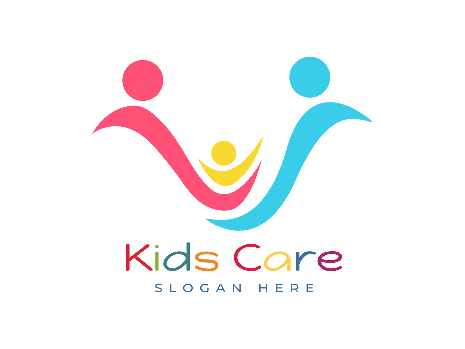 Minimalist Kids Care Logo by Suhartanto on Dribbble