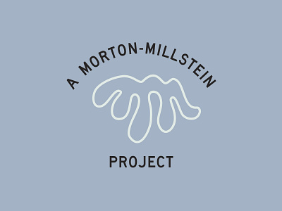 A Morton-Millstein Project / Outline Logo Lockup art artist branding ceramics design drawing hand drawn illustration lettering lockup logo modern type typography