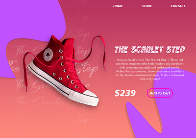 The Scarlet Step adobe photoshop app branding design graphic design illustration logo social post typography ui ux vector web design
