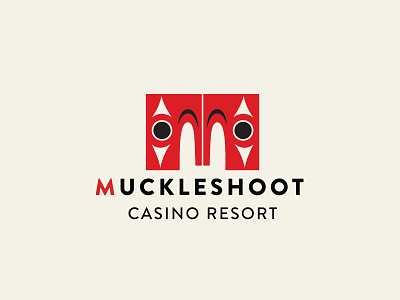 Muckleshoot Casino / Logo Exploration branding casino coastal design dope drawing explo hand drawn illustration logo muckleshoot native nw pitch salish typography vector