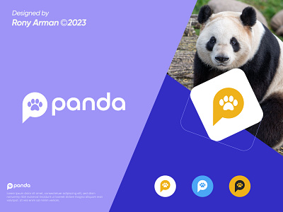 Panda logo a b c d e f g h i j k l m n o p b c f h i j k m p q r u v w y z brand identity brand mark branding business logo conceptual logo gradient logo logo logo design logo designer logos modern logo popular logo professional logo visual identity visual identity designer