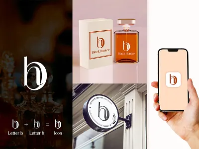 “Black Hunter” logo brand identity branding branding design creative art design designinspiration graphic design illustration illustrator lettermark logo logoideas logomark luxurydesigns modernlogo perfumelogo typographydesign uniquelogos vector visualidentity