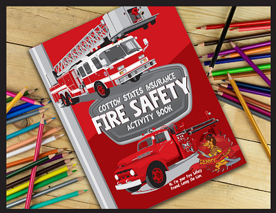 Cotton States Insurance Fire Safety Kids Activity Coloring Book