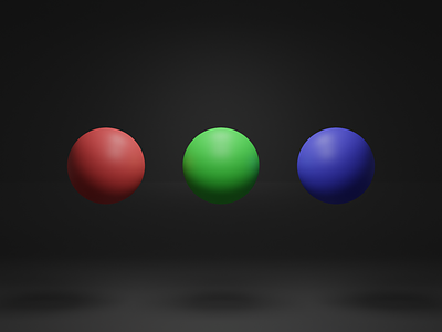 RGB 3d 3dart basic blender circle colours design dots geometric icon illustration rgb shapes visual