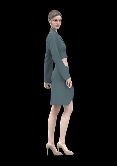 Women Stylish Blazer ,Virtual Apparels 3d apparels fashion clo3d marvelous design
