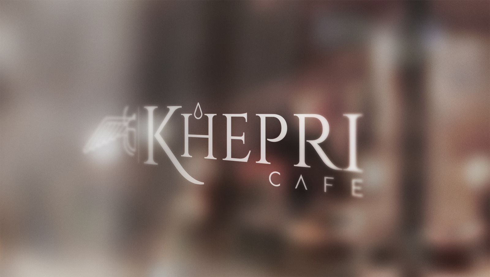 Khepri Cafe - Chicago (Click Me!) branding design graphic design illustrator logo vector