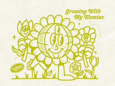 March Brand Mascot procreate retro illustration retroart retrodesign