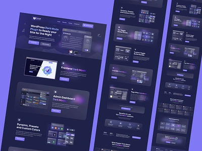 Dracula Dark Mode WordPress Plugin Landing page dark glass dark mode dark plugin dark reader dark theme dark ui dark website darkmysite darkyoursite dracula glassmorphism glassui landing page plugin trendy 2023 ui black web design website dark mode wp wp dark mode