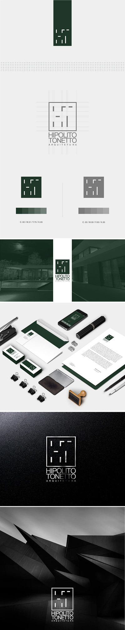 Hipolito Tonetto Architecture Branding branding logo