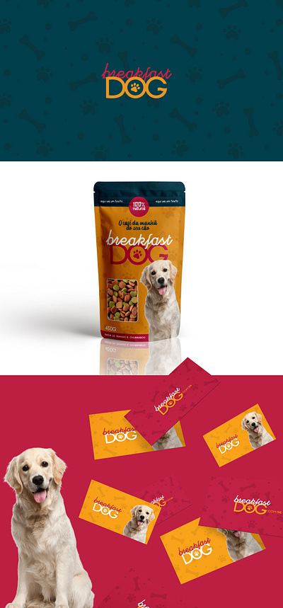 Breakfast Dog Branding and Packaging branding logo