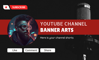 Youtube Channel Arts banner banner art channel art designer graphic design social cover youtube art youtube channer art youtube cover design yt cover design