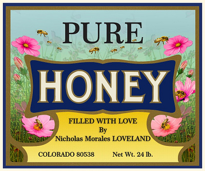 Honey branding design graphic design illustration vector