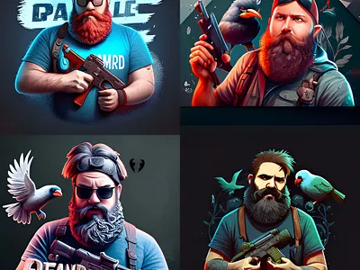 design of gamer banner animation branding design graphic design illustration logo typography ui vector web design