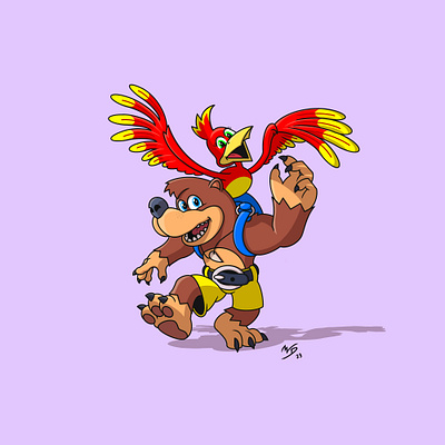 Banjo-Kazooie background character design fantasy graphic design illustration