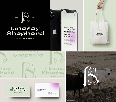 2023 Personal Branding black sheep branding earth green logo logomark logotype neutral personal identity rebranding shepherd stationery vancouver