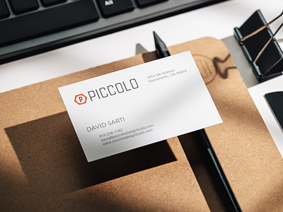 Piccolo Design + Build architect architecture brand strategy branding builder business card business suite collateral craftsman logo